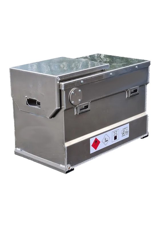 Dubbelmantlad Pickuptank Aluminium 250 Liter