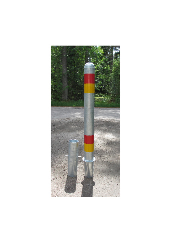 Trafikhinder “låsbar stolpe”
