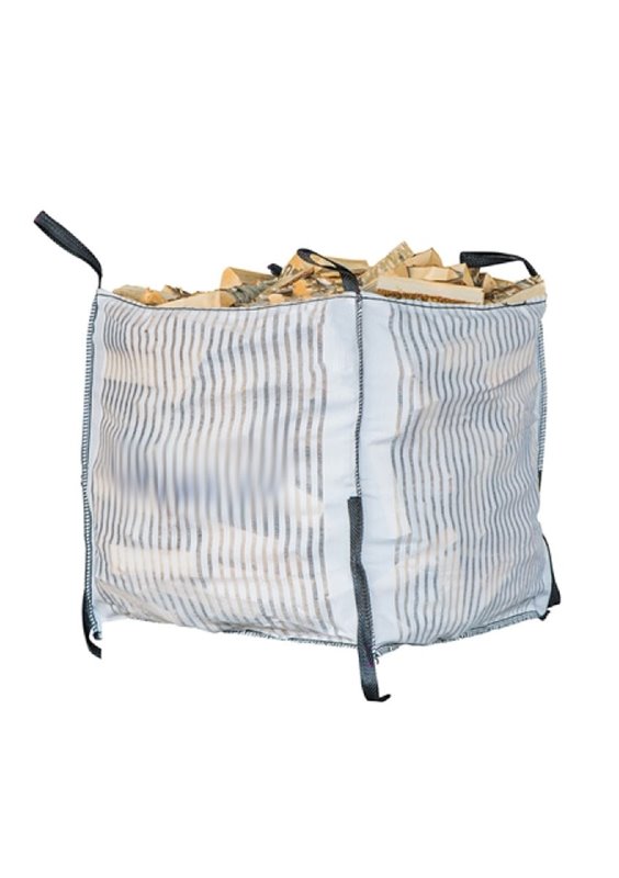 Vedsäck Big Bag, 1000L. Fast botten