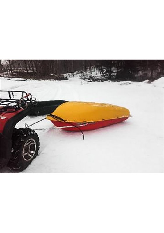 Skogspulka “X Sled Expeditions” med lock och drag för ATV